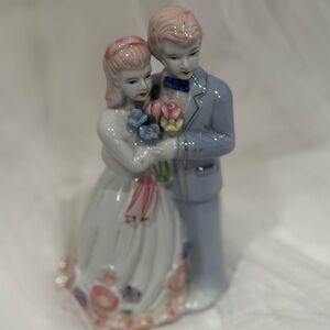 Porcelain Bride and Groom Figurine
